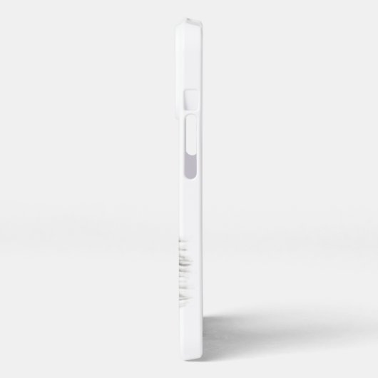 Ein schlafender Engel , schwarz-weiß Design iPhone Hülle (Linke Seite)