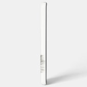 Ein schlafender Engel , schwarz-weiß Design Samsung Galaxy Hülle (Linke Seite)