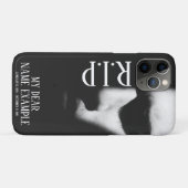 Ein schlafendes Gesicht im Halbschatten Case-Mate iPhone Hülle (Rückseite (Horizontal))