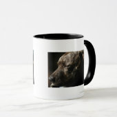 Ein SchlafenPitbullhund Tasse (VorderseiteRechts)
