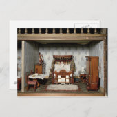 Ein Schlafzimmer in "Mrs. Bryant's Pleasure", c.18 Postkarte (Vorne/Hinten)