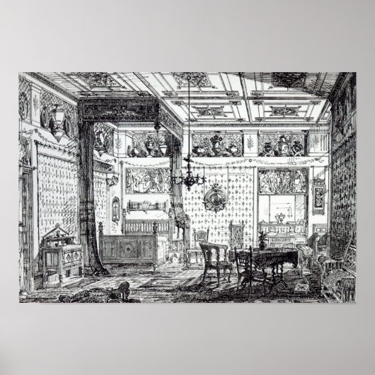 Ein Schlafzimmer Poster (Vorne)