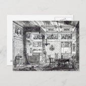 Ein Schlafzimmer Postkarte (Vorne/Hinten)