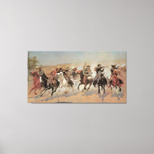Ein Schlag für das Bauholz, 1889 Leinwanddruck