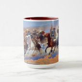 Ein Schlag für das Bauholz, Frederic Remington Tasse (Zentrum)