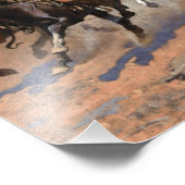 Ein Schlag für Holz von Frederic Remington Fotodruck (Ecke)