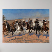 Ein Schlag für Holz von Frederic Remington Poster (Vorne)