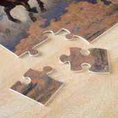 Ein Schlag für Holz von Frederic Remington Puzzle (Seite)