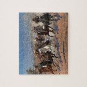 Ein Schlag für Holz von Frederic Remington Puzzle (Vertikal)