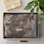 Ein Schlag für Holz von Frederic Remington Seidenpapier (Geschenk)