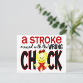 Ein Schlaganfall mit dem falschen Schwanz Postkarte (Stehend Vorderseite)