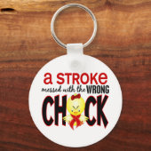 Ein Schlaganfall mit dem falschen Schwanz Schlüsselanhänger (Vorderseite)