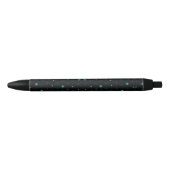 Ein schlanker schwarzer Stift mit schwarzer Spitze (Vorderseite)