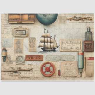 Ein schlankes Design für eine nautische Serie 10 Seidenpapier