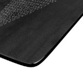 Ein schlauer Streifen Pi Schneidebrett (Ecke)