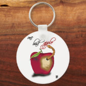 ein schlechter Apfel Schlüsselanhänger (Vorderseite)