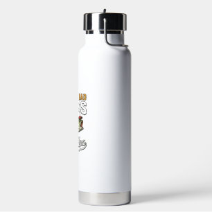 Ein schlechter Bass-Opa-Angeln Vintage-Vektor-Desi Trinkflasche
