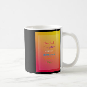 Ein schlechter Kapitel-Designaufkleber Kaffeetasse