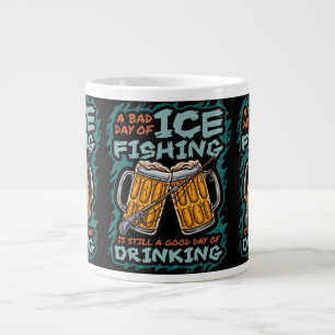 Ein schlechter Tag beim Eisangeln Lustige Humor Zi Jumbo-Tasse