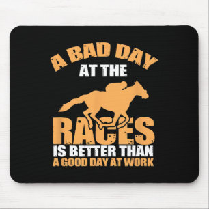 Ein schlechter Tag beim Rennen Phantastisches Raci Mousepad