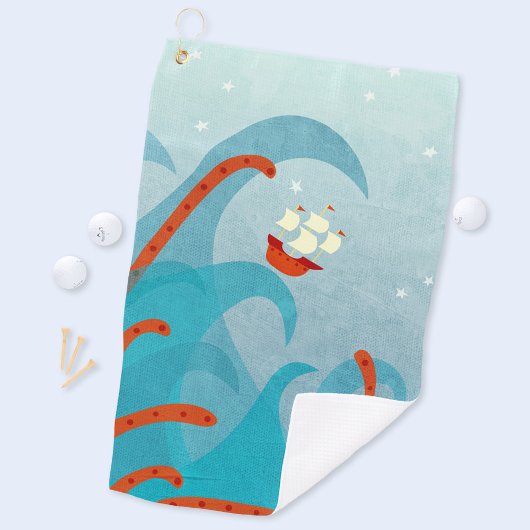 Ein schlechter Tag für Segler Golfhandtuch