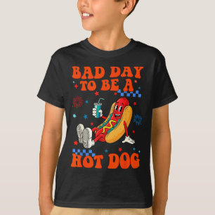 Ein schlechter Tag, um ein Hot Dog lustiger Hot Do T-Shirt