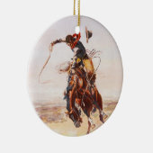 Ein schlechtes Hoss von Charles Marion Russell im  Keramikornament (Rechts)