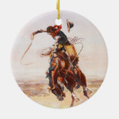 Ein schlechtes Hoss von Charles Marion Russell im  Keramikornament (Hinten)