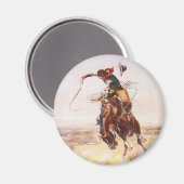 Ein schlechtes Hoss von Charles Marion Russell im  Magnet (Vorderseite/Rückseite)