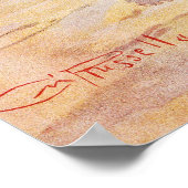 Ein schlechtes Hoss von Charles Marion Russell im  Poster (Ecke)