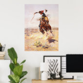 Ein schlechtes Hoss von Charles Marion Russell im  Poster (Heimbüro)