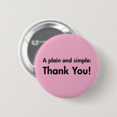 Ein schlichtes und ein einfach: Danke! Button (Vorne & Hinten)