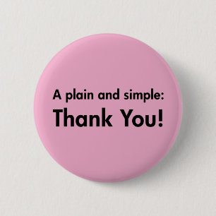 Ein schlichtes und ein einfach: Danke! Button
