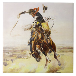 „Ein schlimmer Gaul“ von Charles M. Russell Fliese