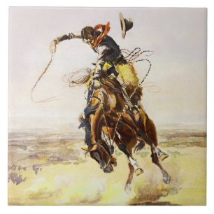 „Ein schlimmer Gaul“ von Charles M. Russell Fliese