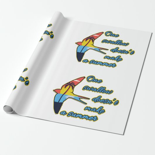 Ein Schluck macht keinen Sommer Geschenkpapier (Ungerollt)