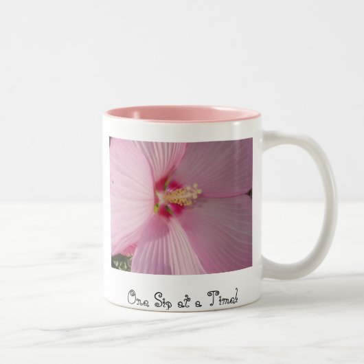 Ein Schlückchen auf einmal! Zweifarbige Tasse (Rechts)