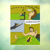 Ein schmerzhafter weck fensteraufkleber (Blatt 3)