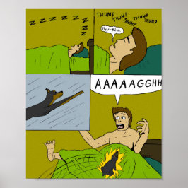 Ein schmerzhafter weck poster