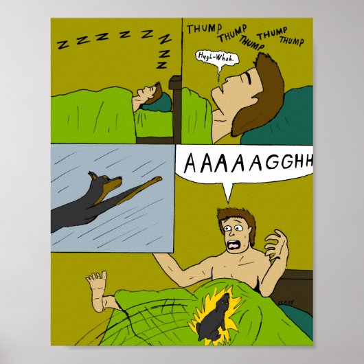 Ein schmerzhafter weck poster (Vorne)