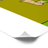 Ein schmerzhaftes geweckt Poster (Ecke)