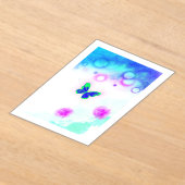 Ein Schmetterling  Acryleinladungen (Ablage )