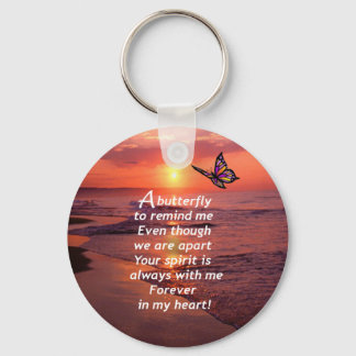 Ein Schmetterling, der mich daran erinnert Schlüsselanhänger