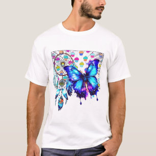 Ein Schmetterling, ein Traumfänger und Kuchen T-Shirt