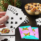 Ein Schmetterling Spielkarten (In Situ)