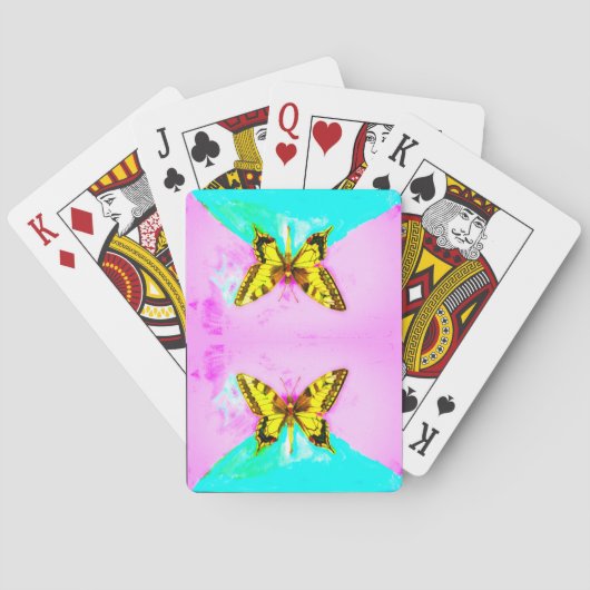 Ein Schmetterling Spielkarten (Rückseite)