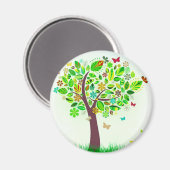 Ein Schmetterlingsbaum Magnet (Vorderseite/Rückseite)