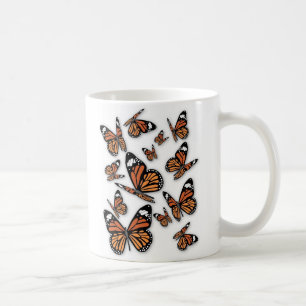 Ein Schmetterlingsflug Kaffeetasse