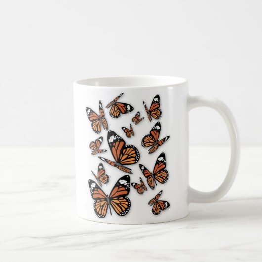 Ein Schmetterlingsflug Kaffeetasse (Rechts)
