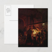 Ein Schmiedeladen, 1771 Postkarte (Vorne/Hinten)